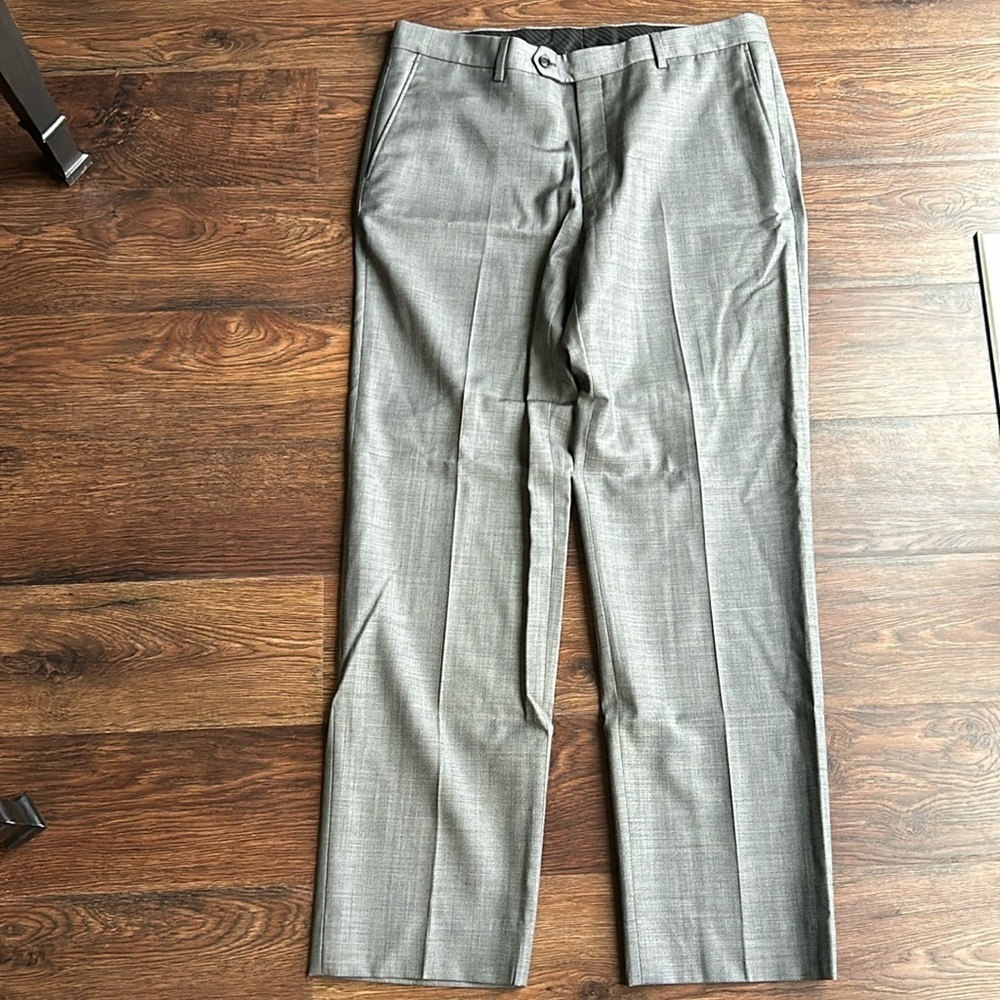 Men's Jos A Bank Gray Dress Pants | Men's Gray Dress Pants | Jos A Bank | Gray